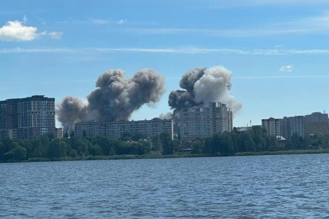 Пожар на «Воронежском заводе полупроводниковых приборов — Сборка». Фото: Supernova+