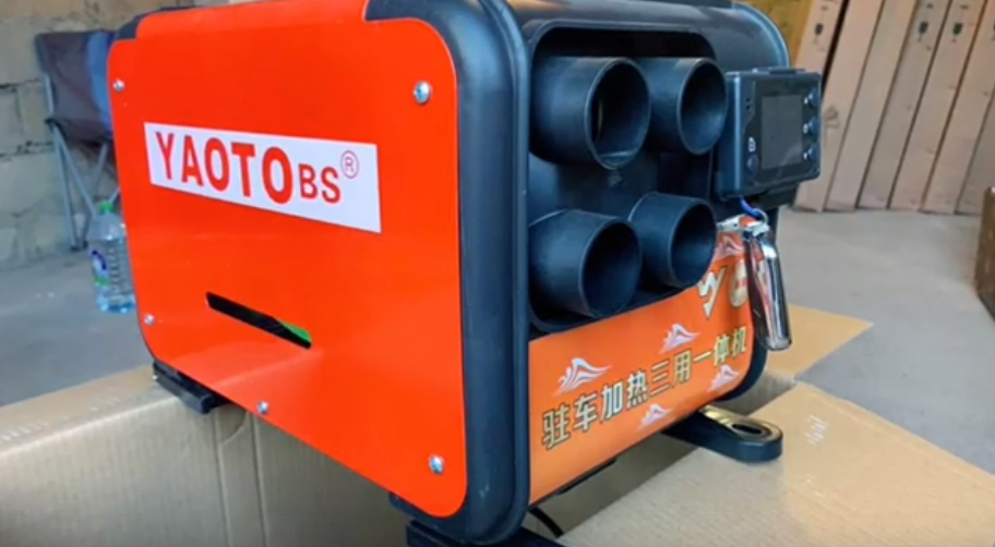 Автономный дизельный отопитель от Роскосмоса. Фото из соцсетей представителей «Ночных волков»
